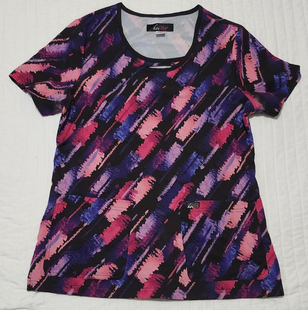 KOI Lite Multicolor scrub top "S"